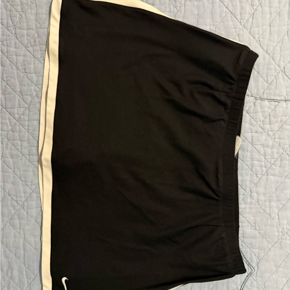Nike Black and White Mini Skirt